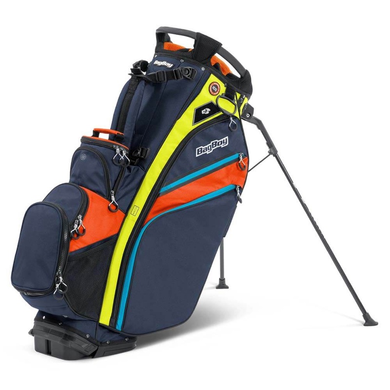 Bag Boy Chiller Pro Hybrid Stand Bag – 25 Navy/Orange/Citrus