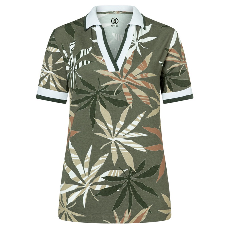 Bogner Ziana Golf Polo Stone Olive – SS22 Women X-Small