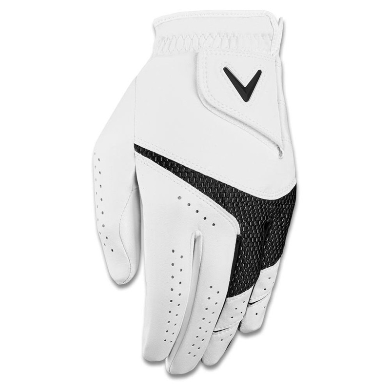 Callaway Weather Spann 2-Pack Golf Glove White – 23 Men Fit to Left Hand Regular Small