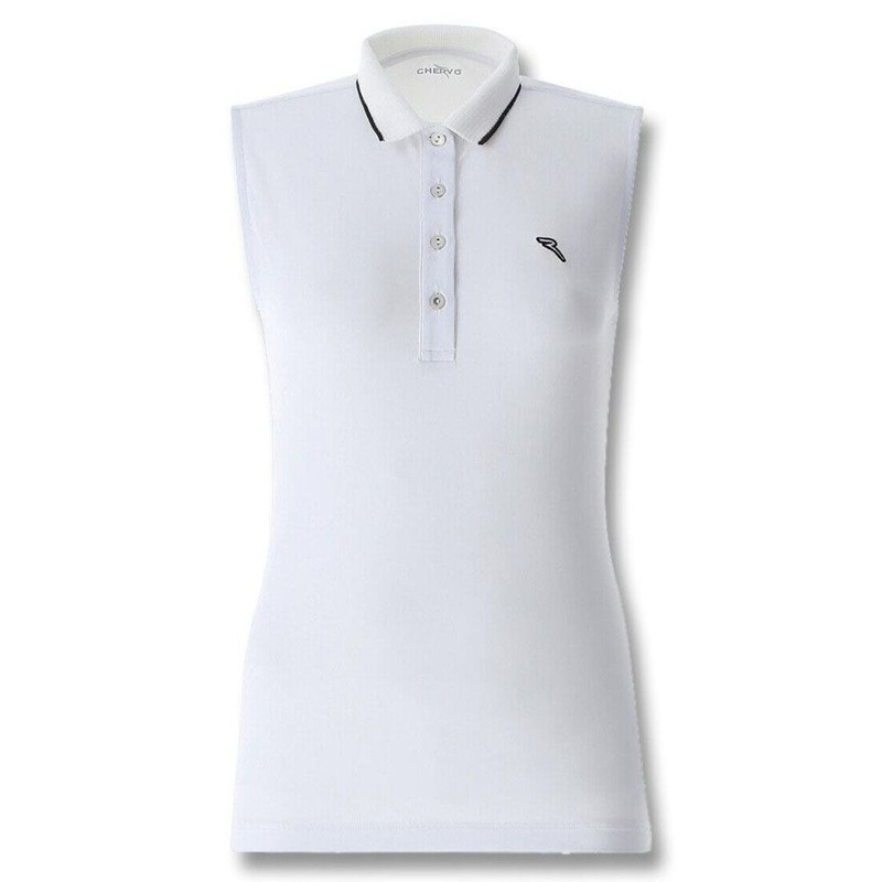 Chervo Ajvar Golf Polo Optic White – SU21 Women X-Small