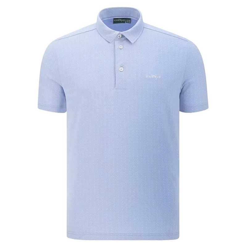 Chervo Alikan Golf Polo Blue/Light Blue – SS22 Men Small