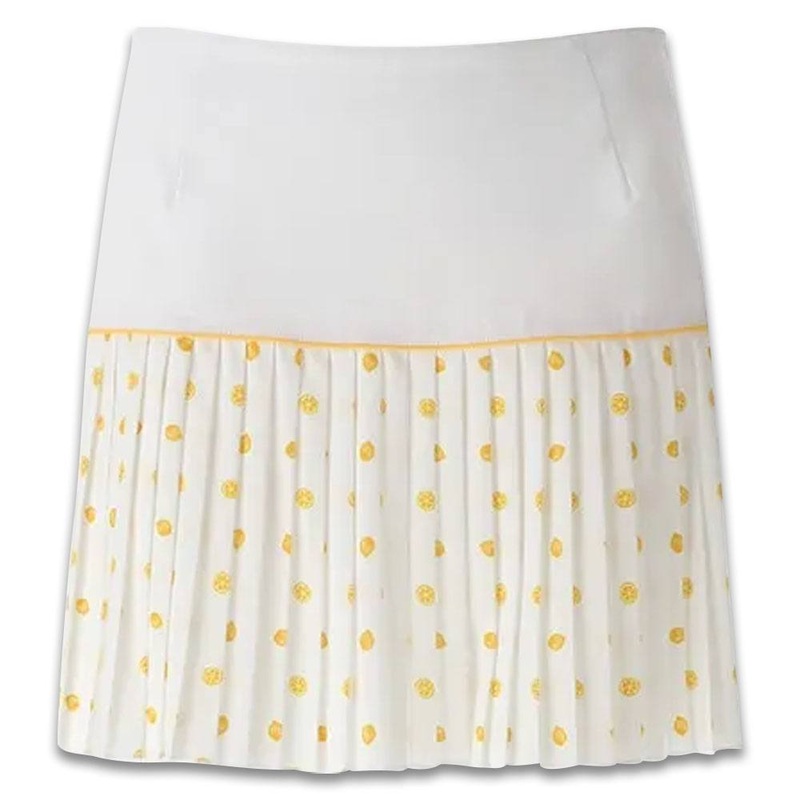 Chervo Jupon Golf Skirt Limoni White – SS22 Women 2