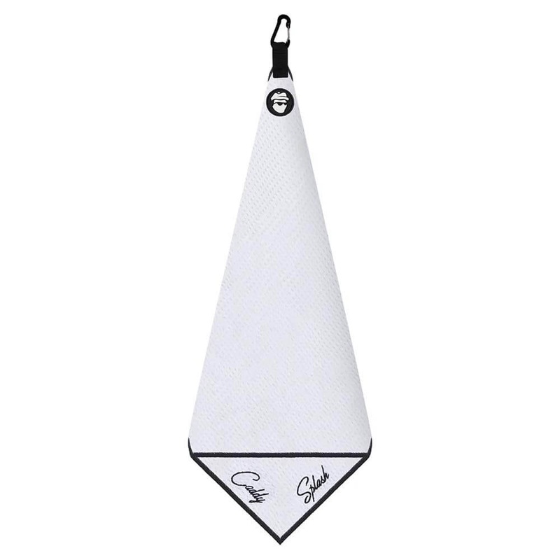 Golfio – Caddy Splash Pocket Mag Golf Towel White