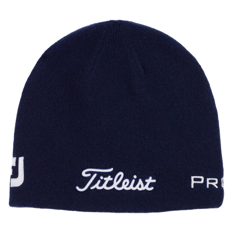 Titleist Tour Merino Golf Beanie Navy/White – FW24 One Size Fits All