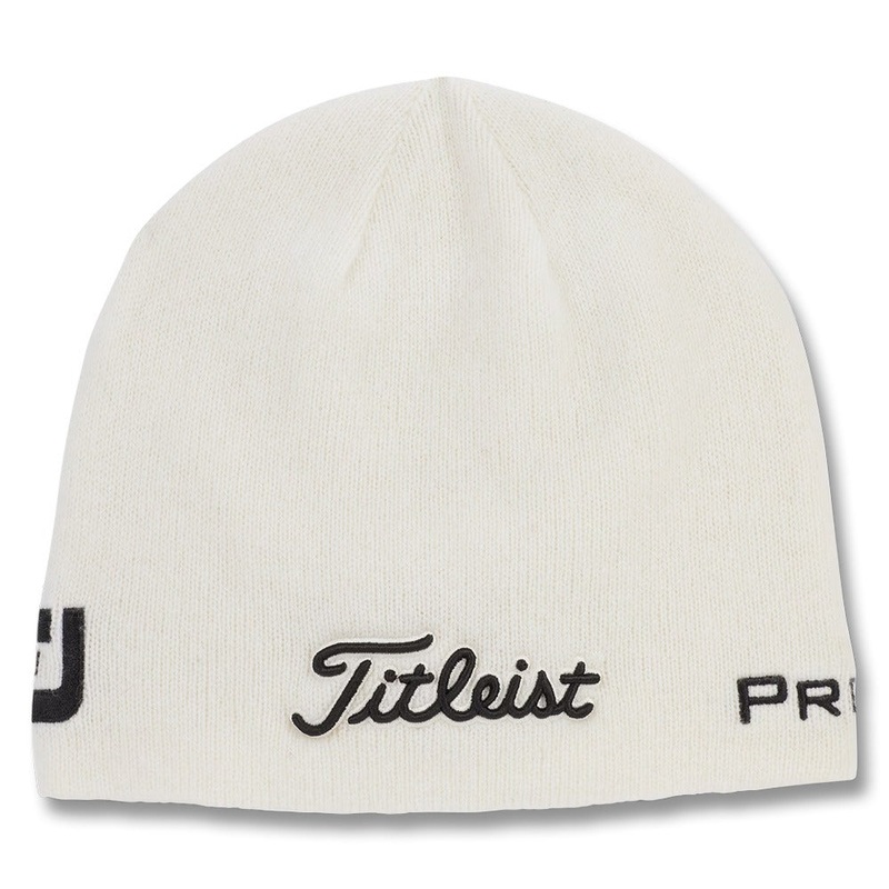 Titleist Tour Merino Golf Beanie White/Black – FW24 One Size Fits All