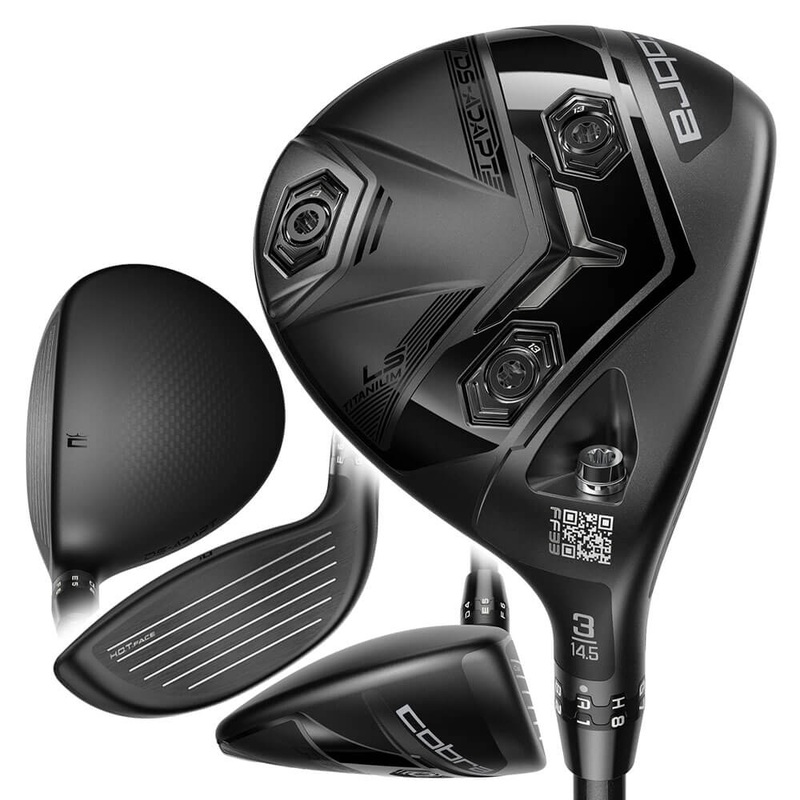 Cobra Dark Speed Adapt LS Titanium Fairway Wood – 25 Men Right – 3 – 14.5 True Temper Denali Black 70 Graphite – Stiff
