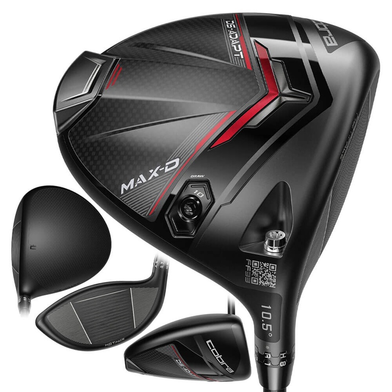 Cobra Dark Speed Adapt Max-D Driver 460cc – 25 Men Right – 10.5 Mitsubishi Chemical Vanquish 40 Graphite – Regular