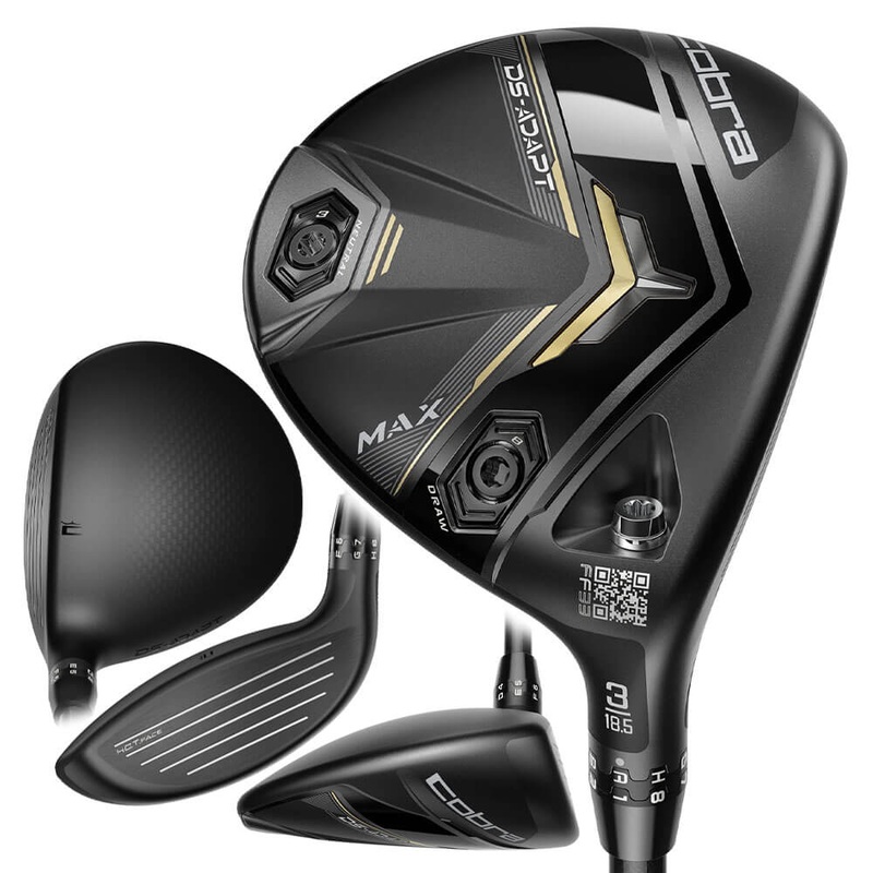 Cobra Dark Speed Adapt Max Fairway Wood – 25 Women Right – 3 – 18.5 UST Helium Nanocore 4F1 Ladies Graphite – Ladies