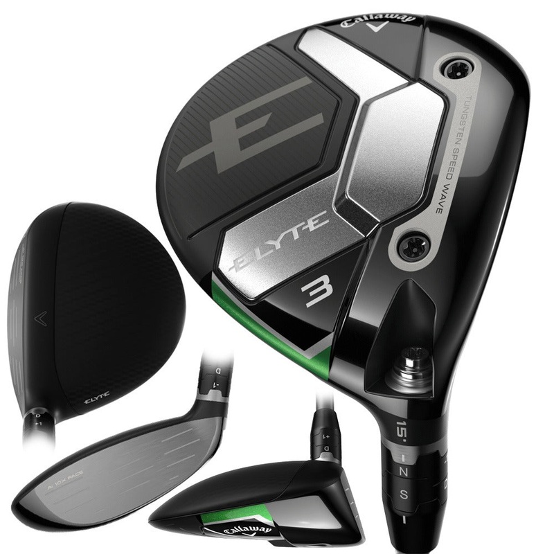 Callaway Elyte Fairway Wood – 25 Men Right – 3 – 15 Mitsubishi Chemical Vanquish PL 40 Graphite – R2
