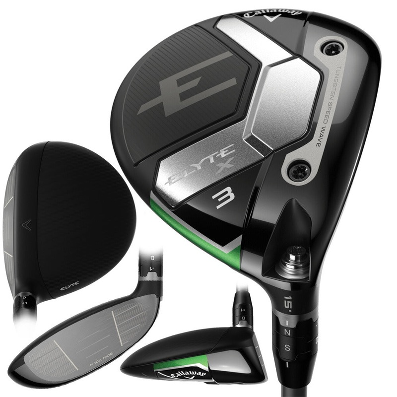 Callaway Elyte X Fairway Wood – 25 Men Right – 3 – 15 Mitsubishi Chemical Vanquish PL 40 Graphite – R2