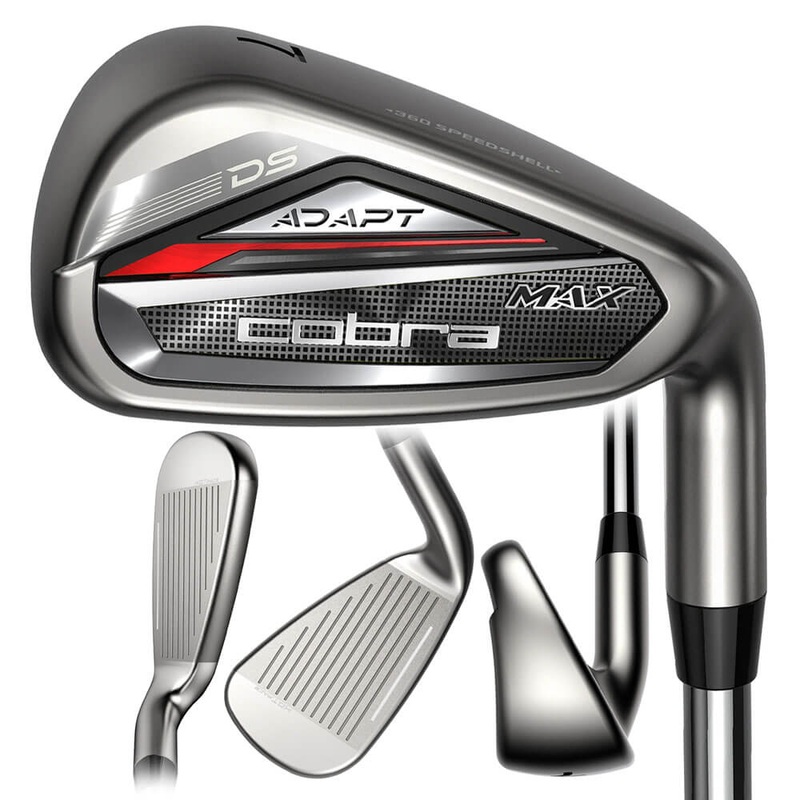 Cobra Dark Speed Adapt Max Iron Set – 25 Men Right – 5-PW & GW KBS Tour Lite Steel – Regular