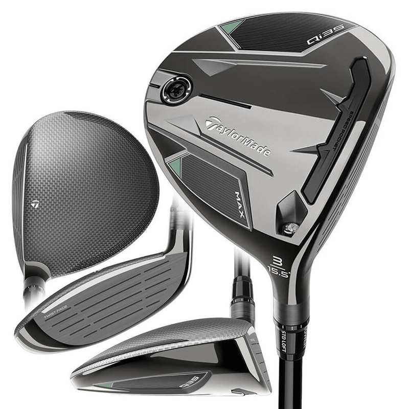 TaylorMade Qi35 Max Fairway Wood – 25 Men Right – 3 – 15.5 Fujikura AirSpeeder 50 Graphite – Senior