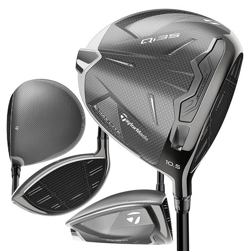 TaylorMade Qi35 Max Lite Driver 460cc – 25 Men Right – 10.5 Mitsubishi Vanquish 40 Graphite – Senior