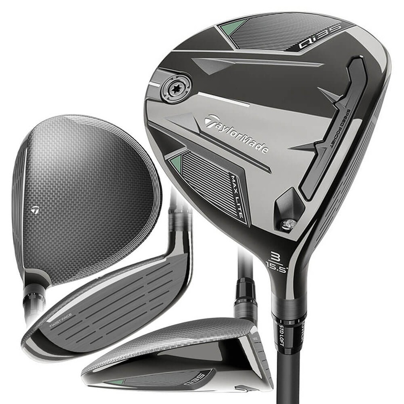 TaylorMade Qi35 Max Lite Fairway Wood – 25 Men Right – 3 – 15.5 Mitsubishi Vanquish 40 Graphite – Senior