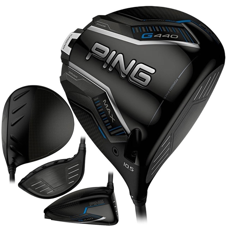 PING G440 Max Driver 460cc – 25 Men Right – 9 Mitsubishi Tensei 1K Black 65 Graphite – Stiff