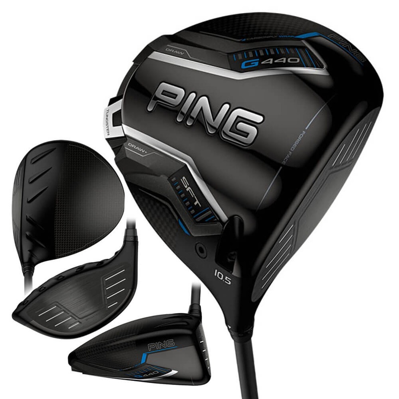 PING G440 SFT Driver 460cc – 25 Men Right – 9 PING Alta CB Blue 50 Graphite – Soft Regular