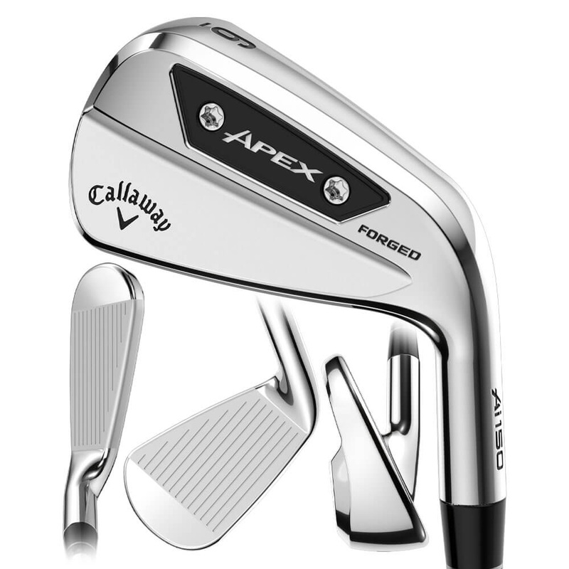 Callaway Apex Ai150 Forged Iron Set – 25 Men Right – 5-PW True Temper Dynamic Gold MID 115 Steel – Stiff