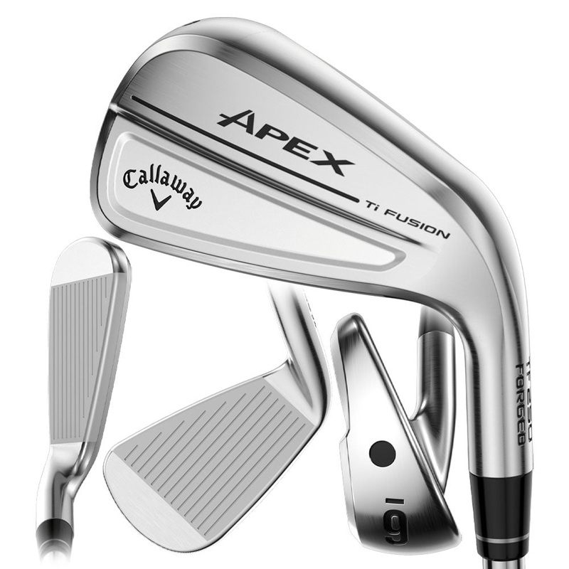 Callaway Apex Ti Fusion 250 Forged Iron Set – 25 Men Right – 6-PW True Temper Dynamic Gold MID 90 Steel – Regular