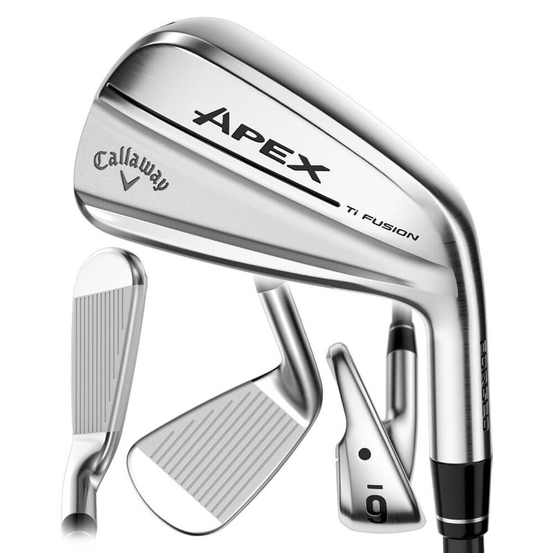 Callaway Apex Ti Fusion Plated Forged Single Iron – 25 Men Right – 4 True Temper Dynamic Gold MID 100 Steel – Regular