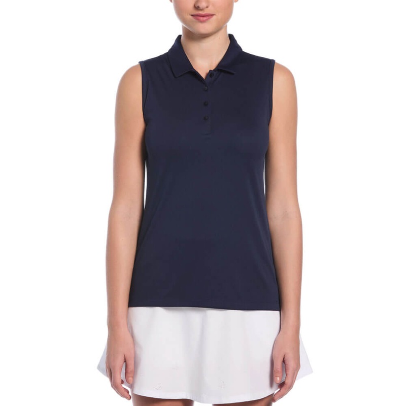 Callaway Sleeveless Tournament Golf Polo Peacoat – SP25 Women X-Small