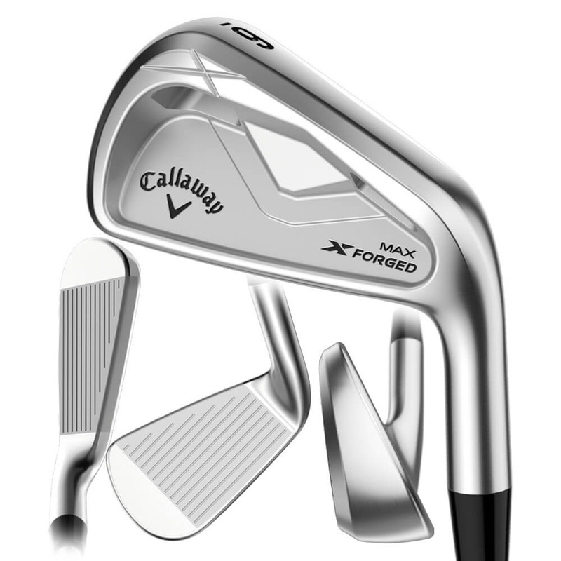 Callaway X Forged Max Iron Set – 25 Men Right – 5-PW True Temper Dynamic Gold MID 100 Steel – Regular
