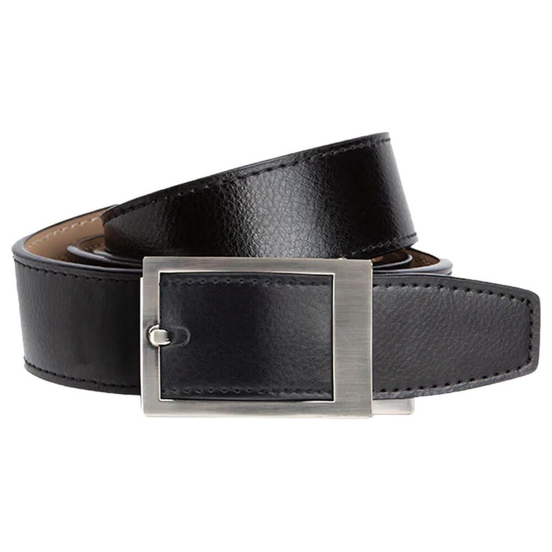 Nexbelt Classic Dress Ratchet Golf Belt Ebony – 25 Men Cut to Fit up to 45