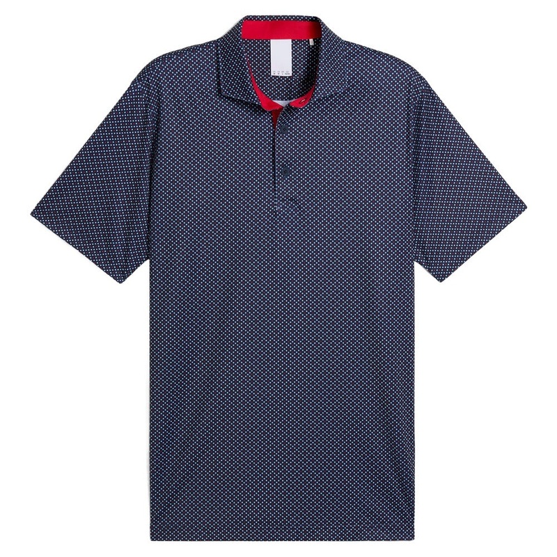 PUMA Volition Micro Star Golf Polo Deep Navy – SS25 Men Small