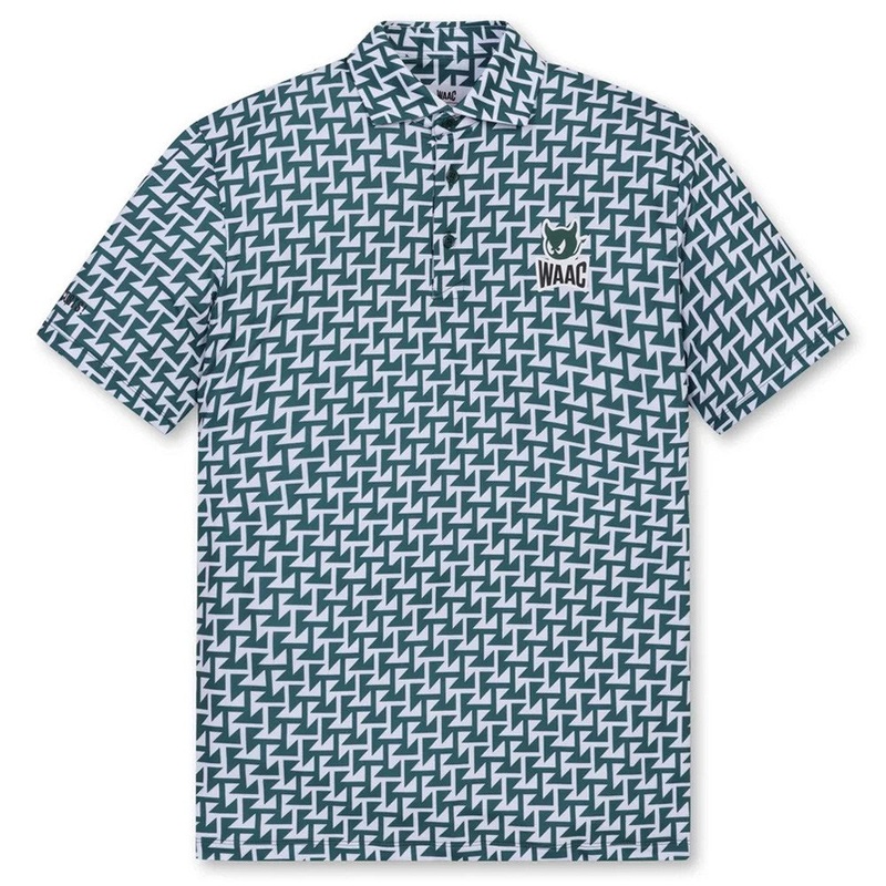 WAAC Arrow Trap Golf Polo Green – SP25 Men Small