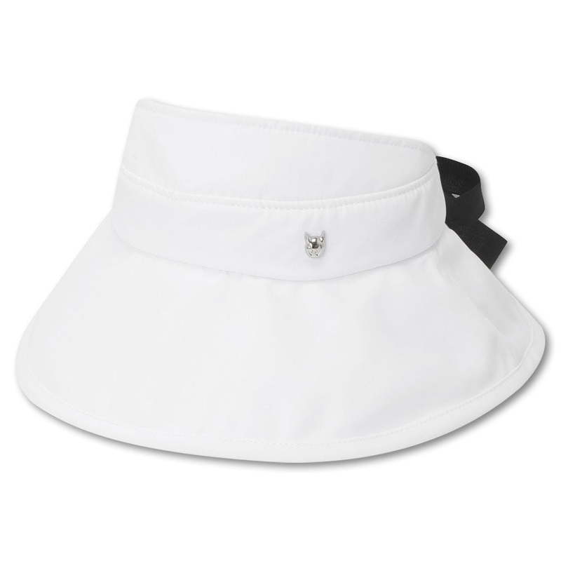 WAAC Top Opened Ribbon Golf Bucket Hat White – 23 Women One Size Fits All