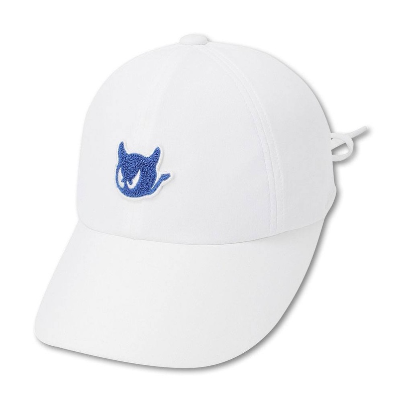 WAAC Waacky Jersey Ribbon Golf Cap White – 23 Women One Size Fits All