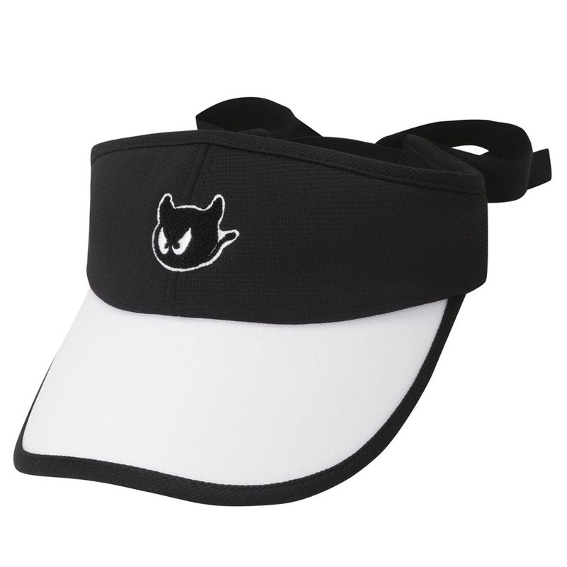 WAAC Waacky Ribbon Sun Golf Visor Black – 23 Women One Size Fits All