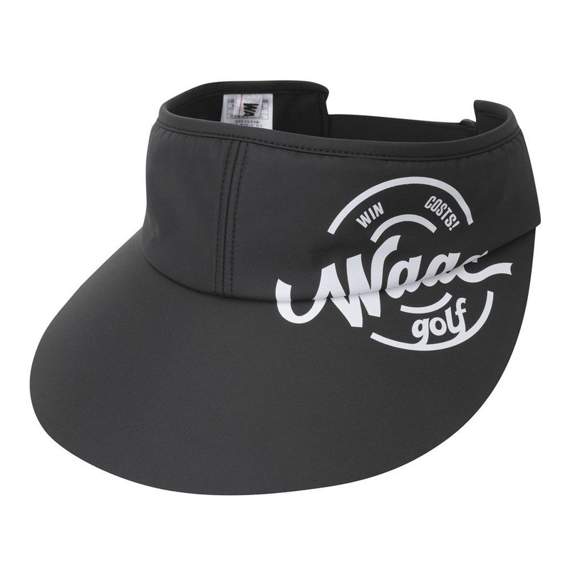 WAAC Wide Golf Visor Black – 24 Women 7 Inch (EU 56cm)