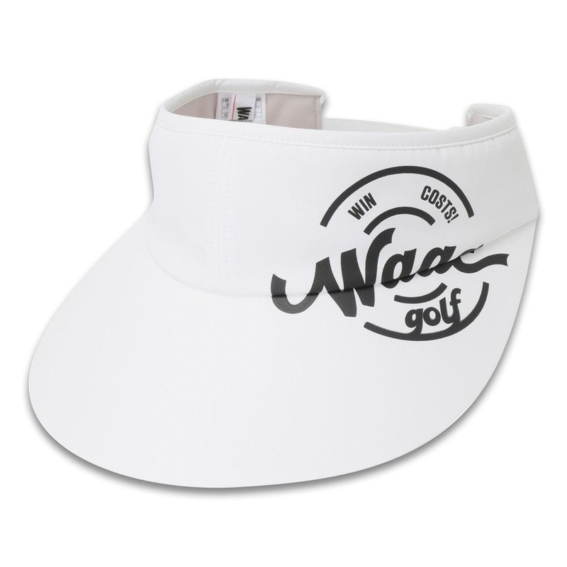 WAAC Wide Golf Visor White – 24 Women 7 Inch (EU 56cm)