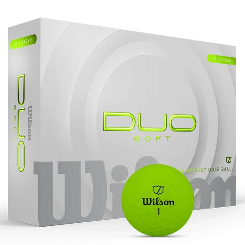Wilson Duo Soft Golf Balls 1 Dozen Green