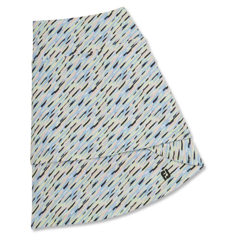 FootJoy Performance Layered Golf Skort Black Multi-Color Print – SS23 Women X-Small