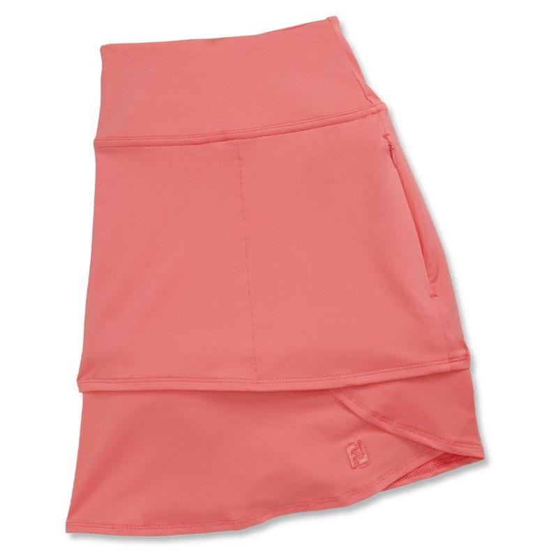 FootJoy Performance Layered Golf Skort Bright Coral – SS23 Women X-Small