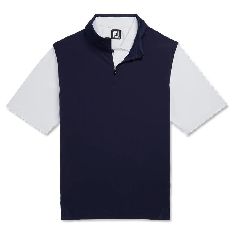FootJoy Stretch Woven Knit Accents Golf Vest Navy – SS23 Men Small