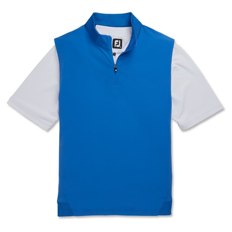 FootJoy Stretch Woven Knit Accents Golf Vest Royal – SS23 Men Small