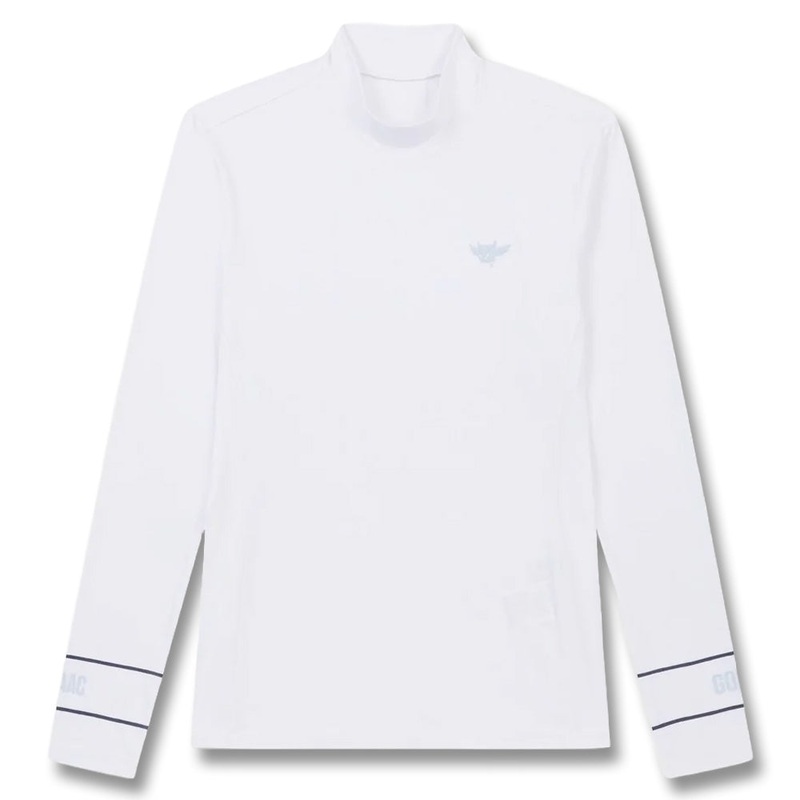 WAAC Jersey Longsleeve Golf Mock White – SP25 Women X-Small