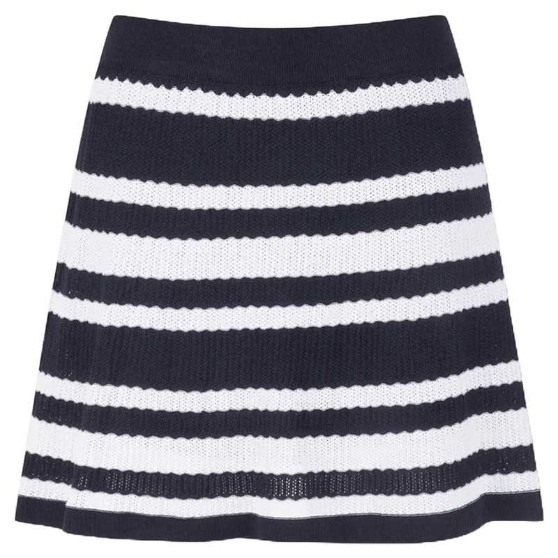 WAAC Multi Stripes Knit Golf Skort Navy – SP25 Women X-Small