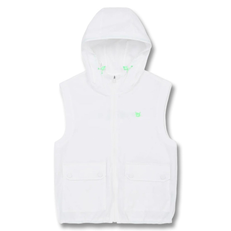 WAAC Zip-Up Hoodie Golf Vest White – SP25 Women X-Small