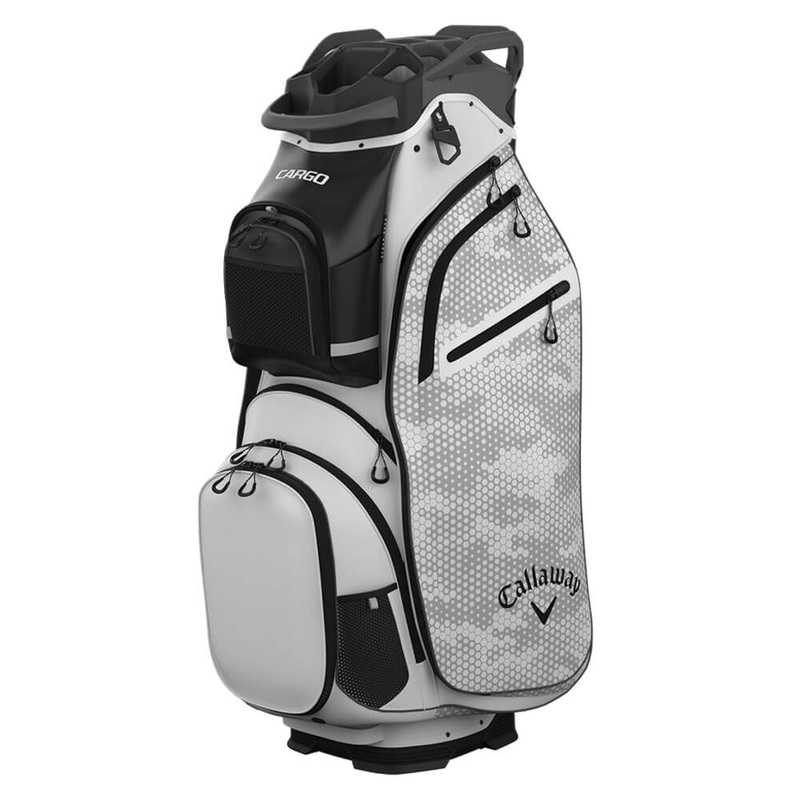 Callaway Cargo Cart Bag – 25 White/Hex Camo