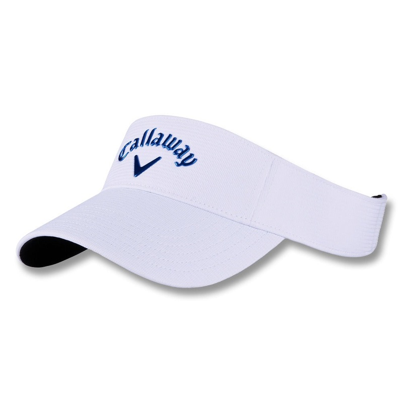 Callaway Liquid Metal Golf Visor White/Deep Cobalt – 24 Men One Size Fits All
