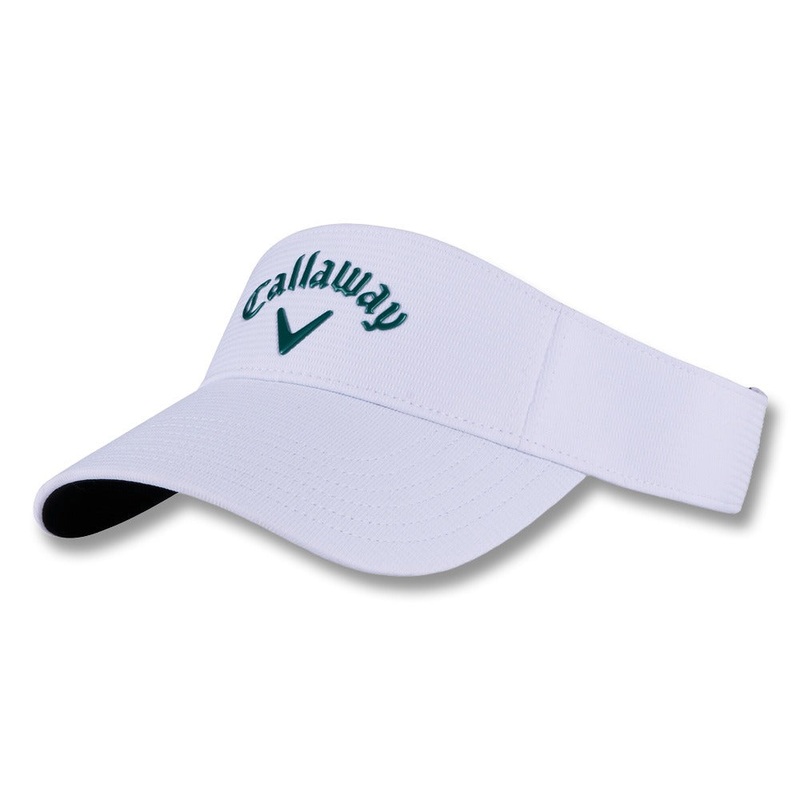 Callaway Liquid Metal Golf Visor White/Evergreen – 24 Men One Size Fits All