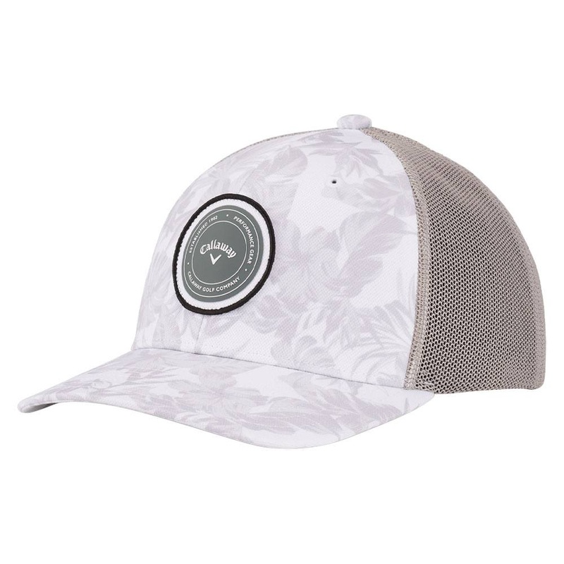 Callaway Playing Through Trucker Golf Cap White Tropical – 24 Men Adjustable