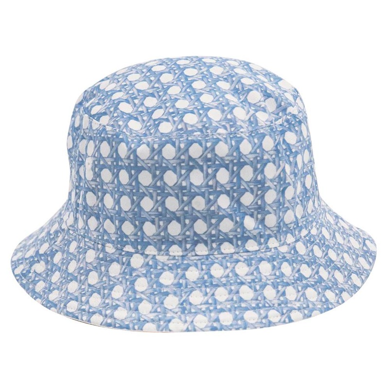 Foray Golf Reversible Printed Golf Bucket Hat Blue Rattan – 23 Women One Size Fits All