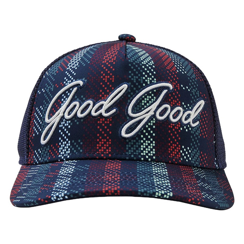 GoodGood Golf Par Plaid Golf Cap Navy – FW24 Men One Size Fits All