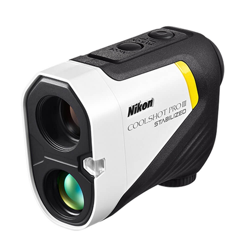 Nikon Coolshot Pro III Stabilized Golf Laser Rangefinder White/Black