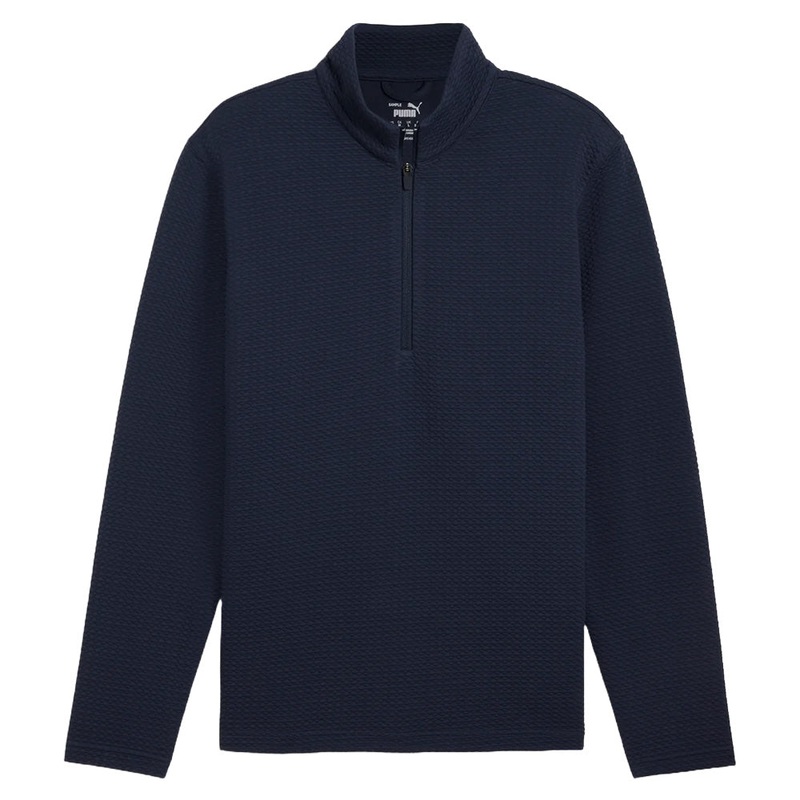 PUMA Boulder 1/4 Zip Golf Pullover Deep Navy – SS25 Men Small