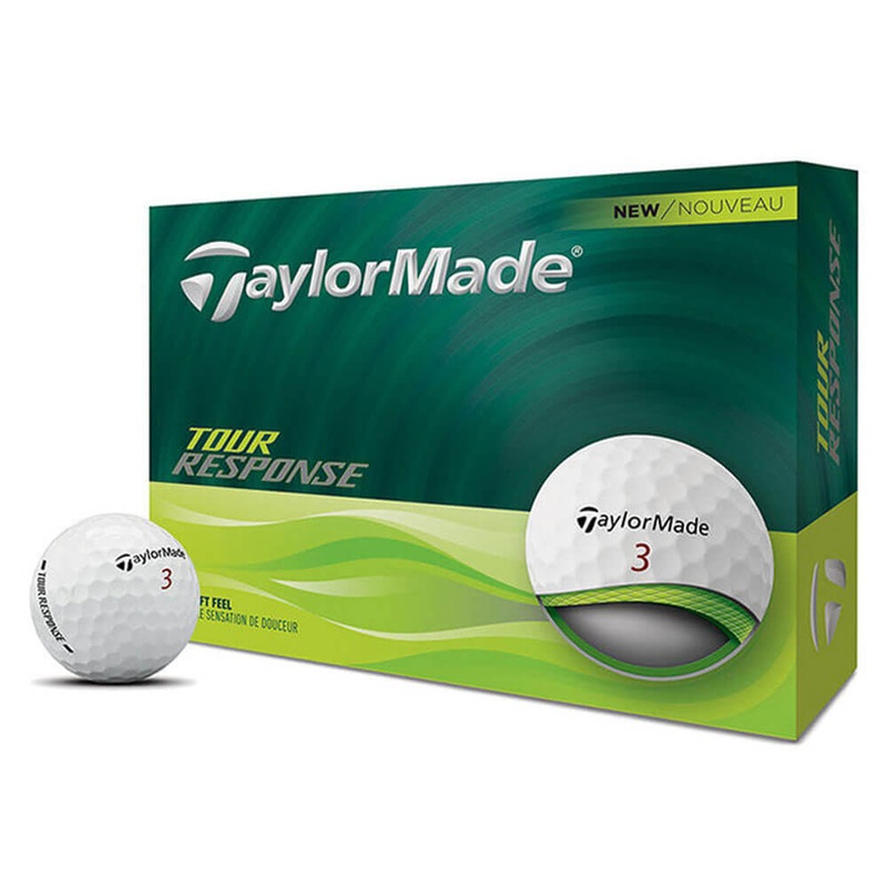 TaylorMade Tour Response Golf Balls 1 Dozen White